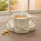 Porcelain Mug & Saucer